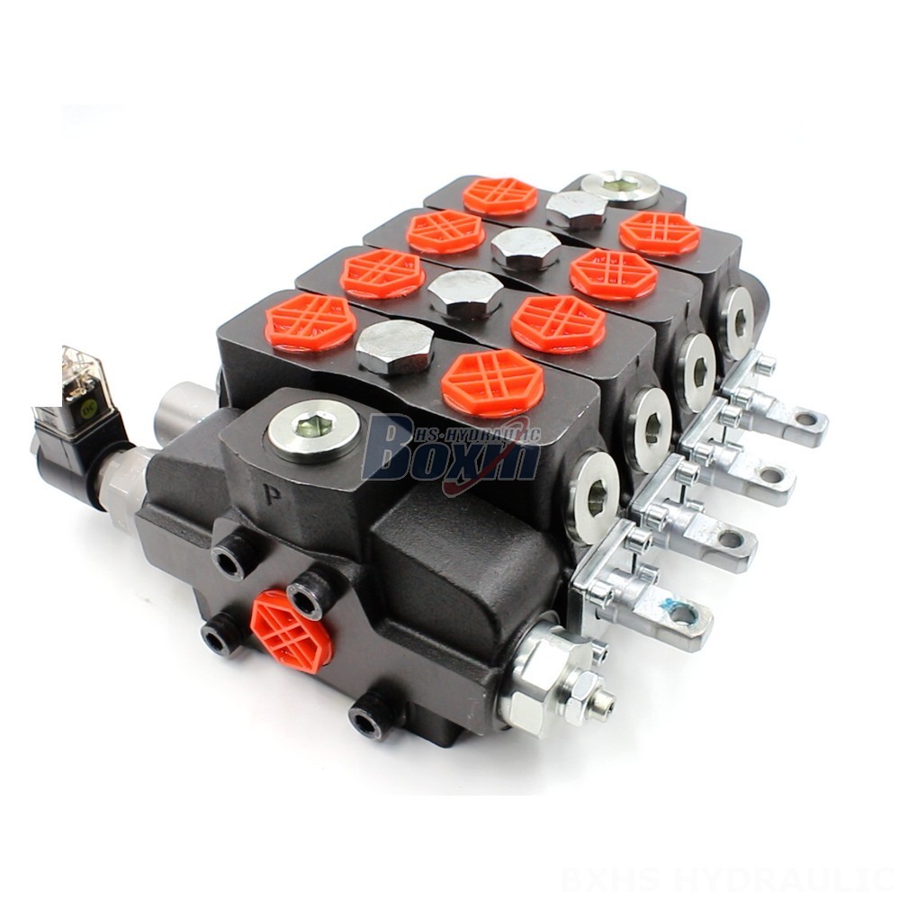 SD8-Electric unloading valve Manual 4 Spool Sectional Directional Valve | Private Label main image